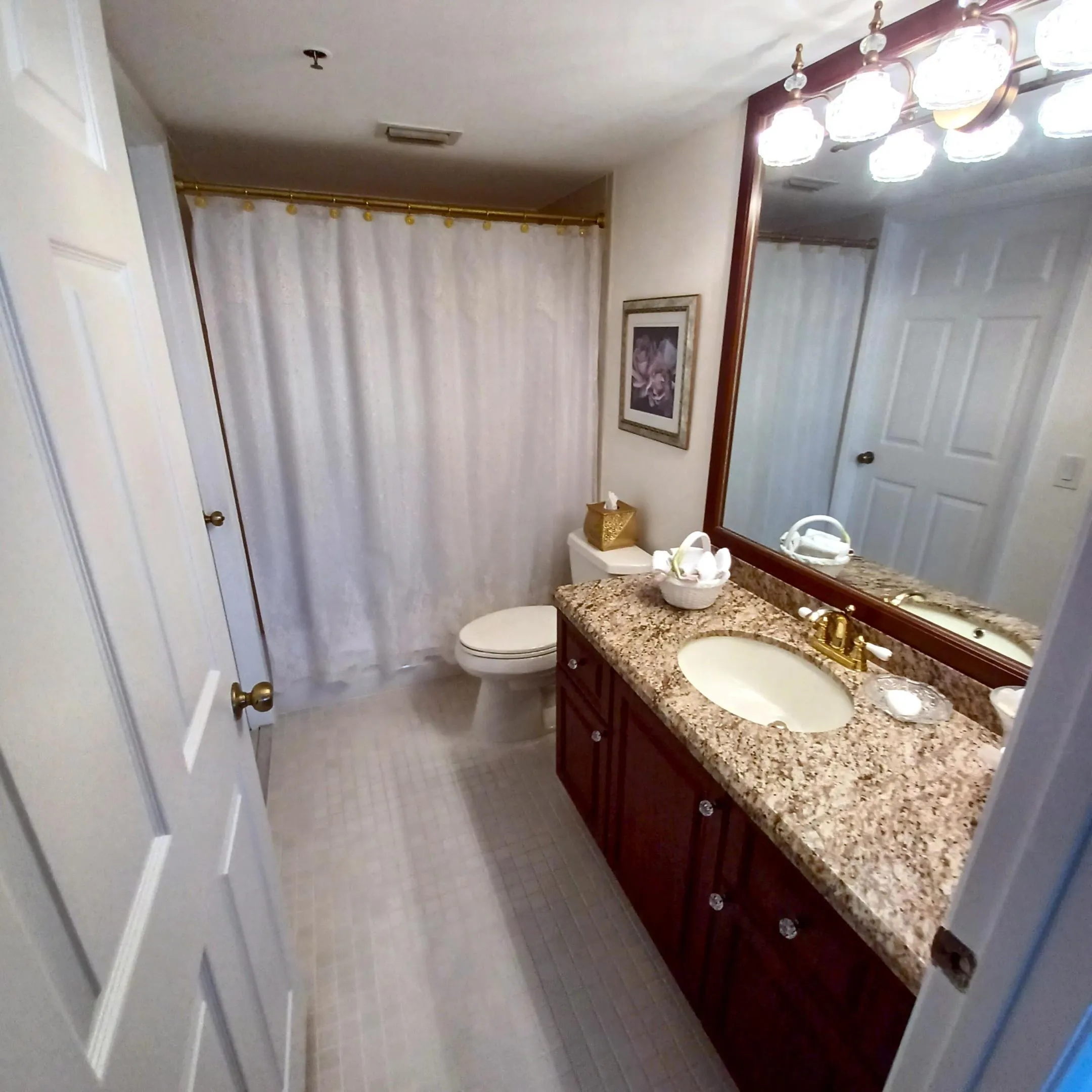 Under Mount Sink and Updated Lighting