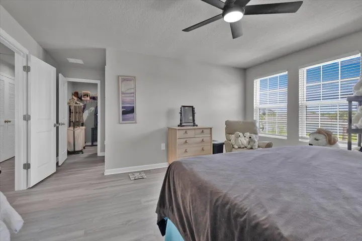 Large windows for natural lighting