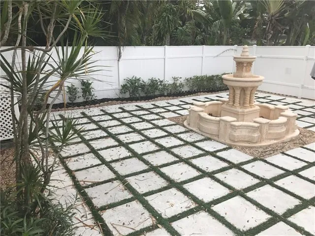 Fountain and patio 3