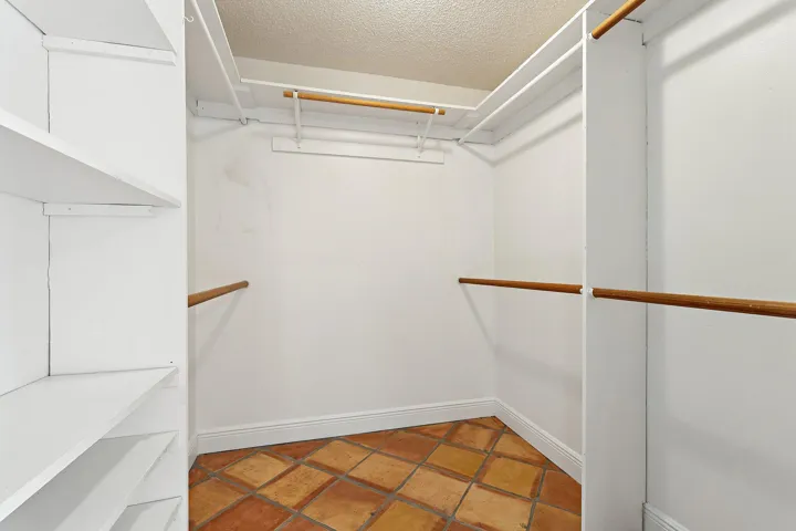Master walk in closet