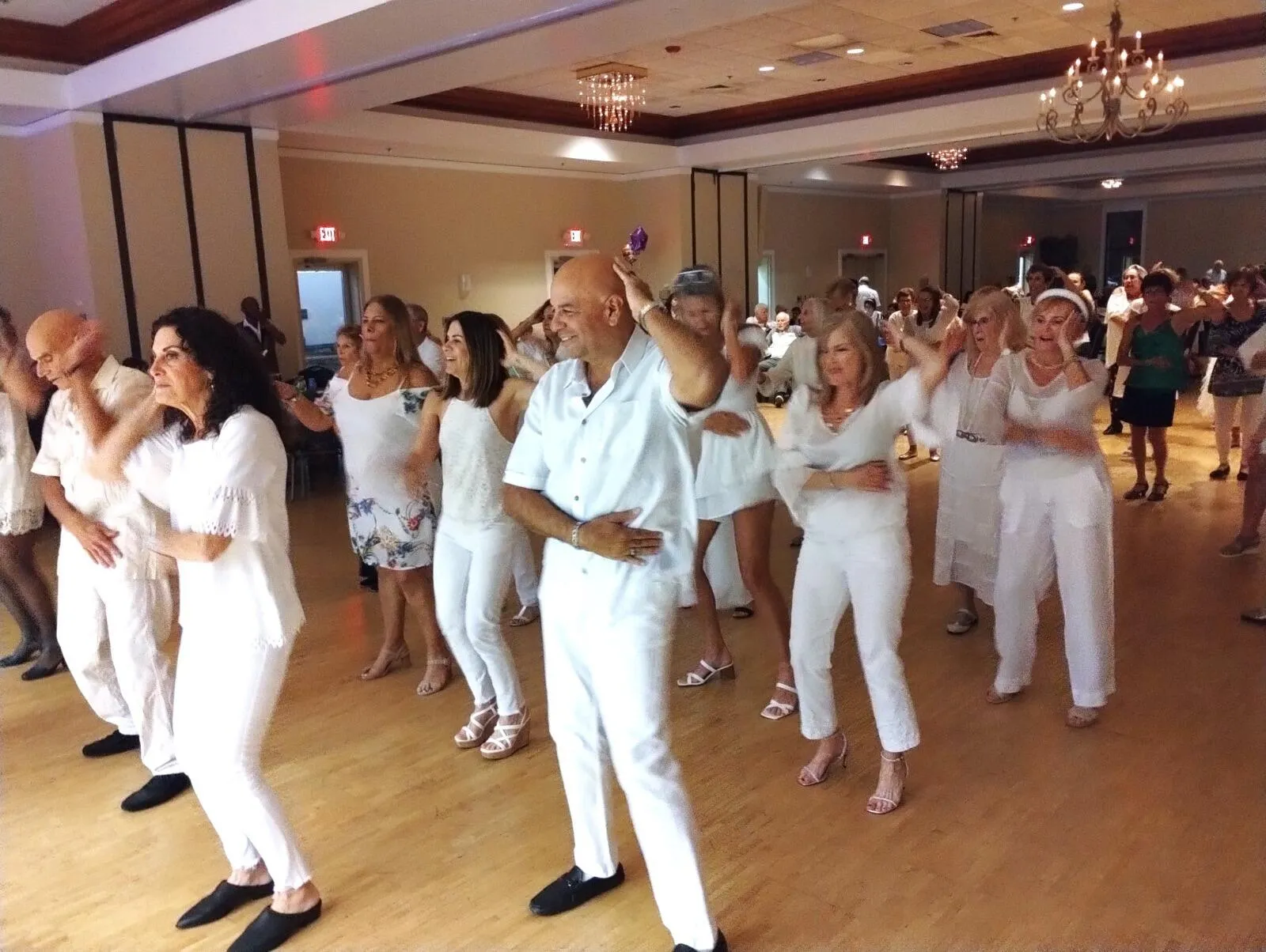 Fun with Friends White Night Dance
