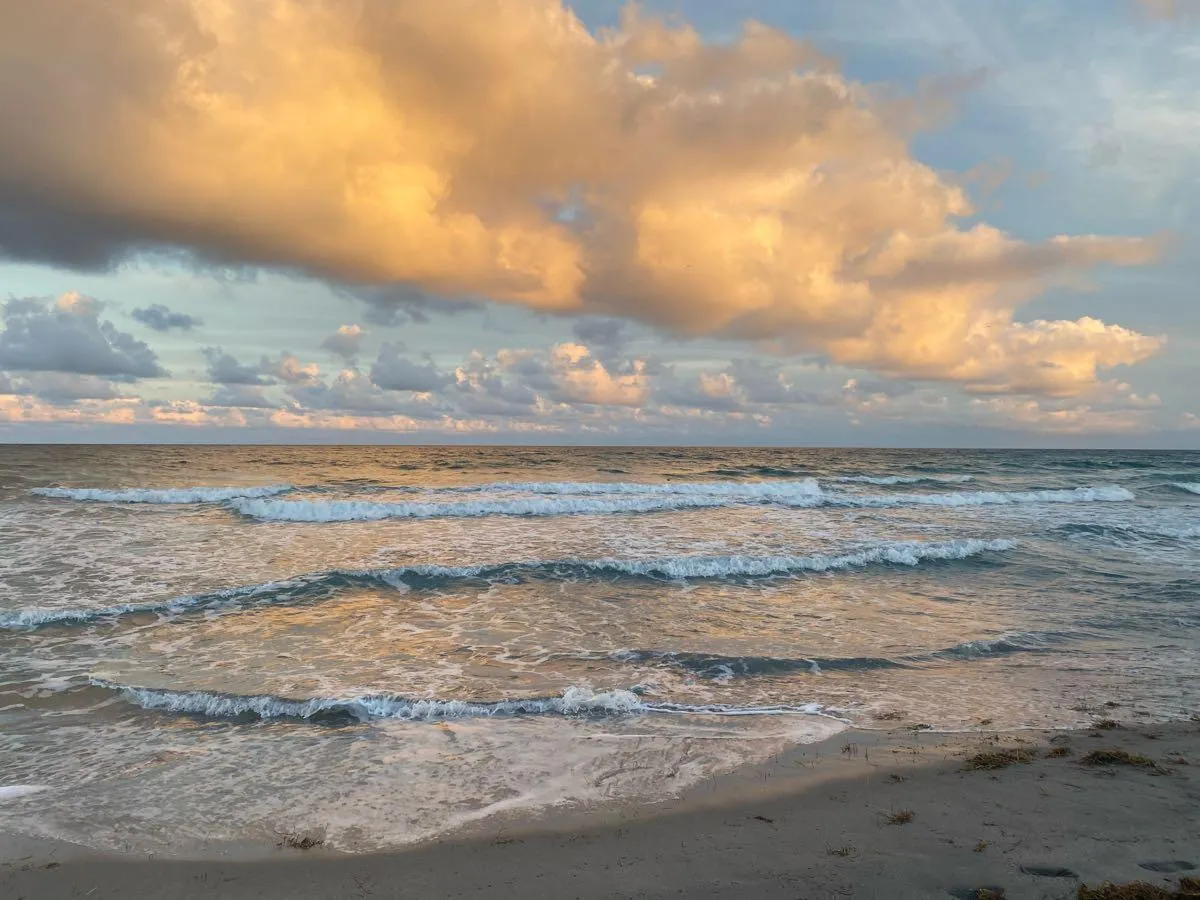 A couple miles from Beach