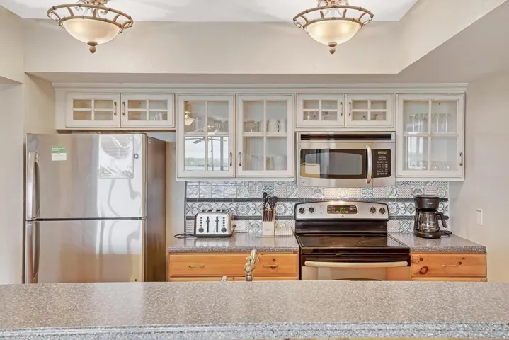 Glass front cabinets