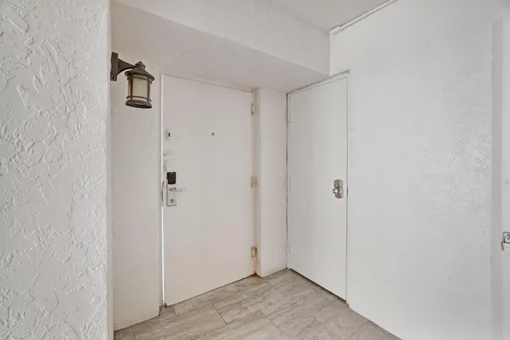 Entryway to condo