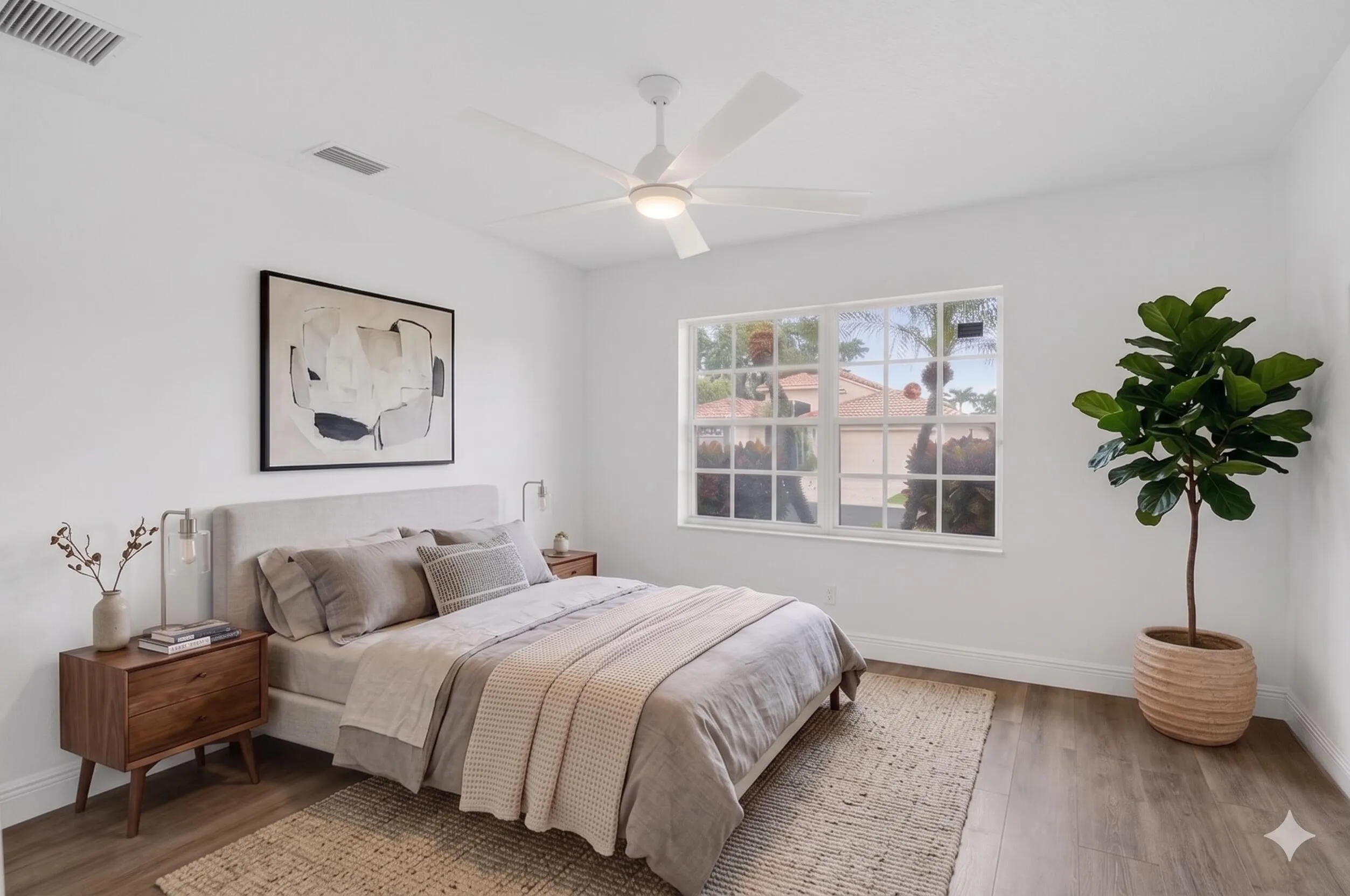 Guest room Staged