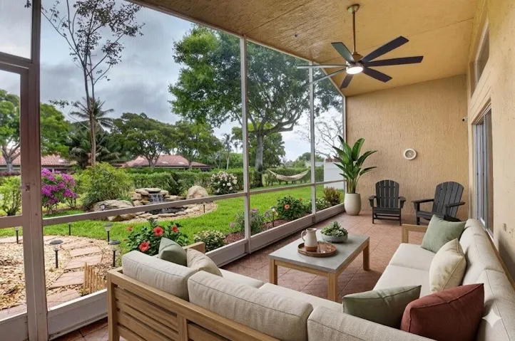 Patio - staged concept