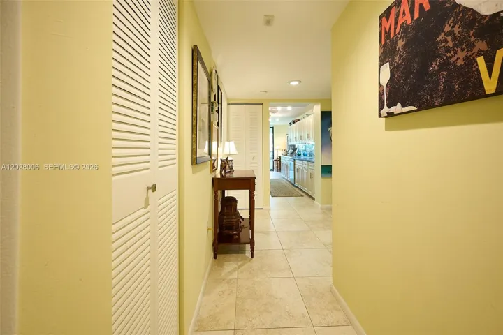 The Entry Hallway connects to all of the major rooms