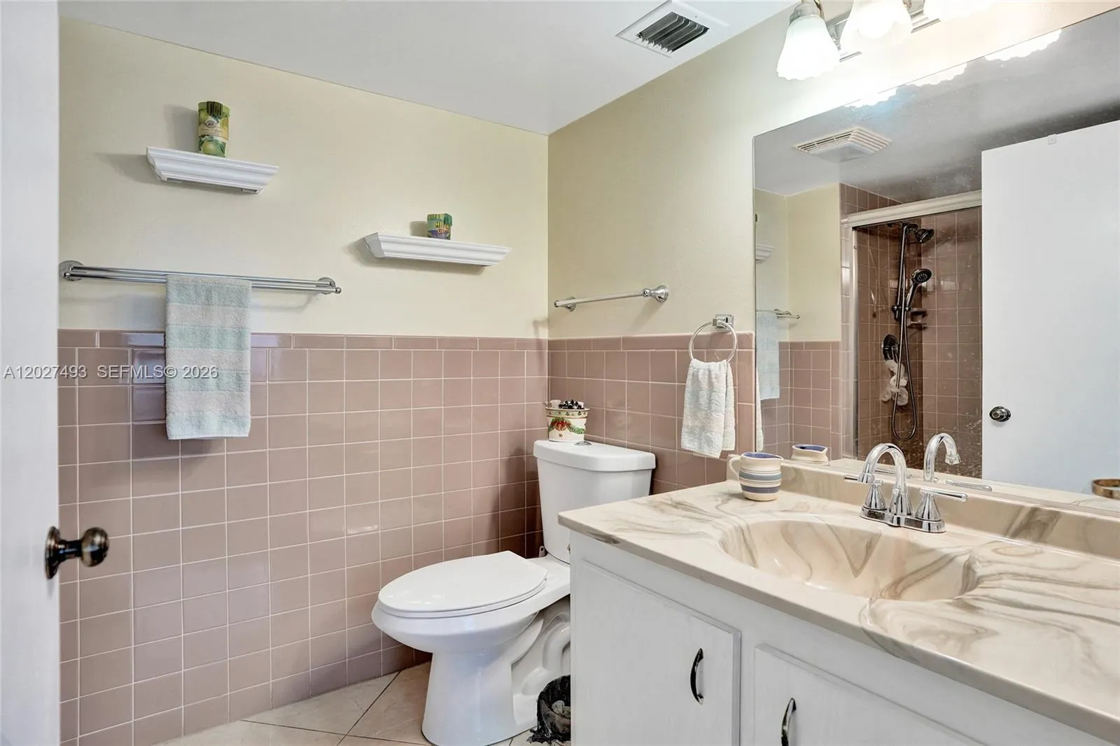 Includes a Walk In Shower with a Designer Door!