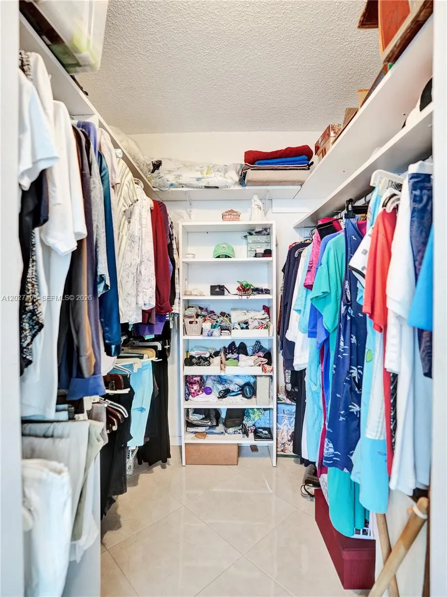 Oversized Closet with Built-Ins