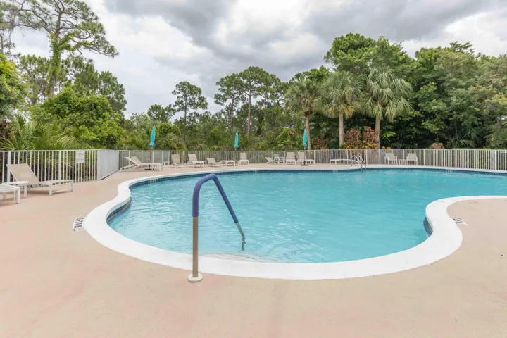One of the three pools in the community
