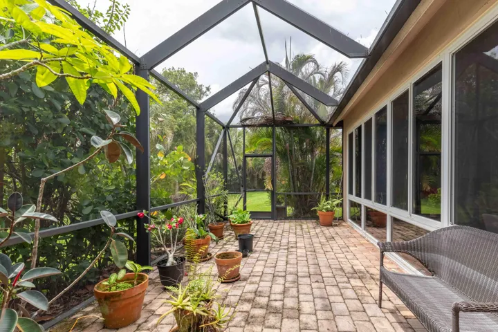 Screened patio