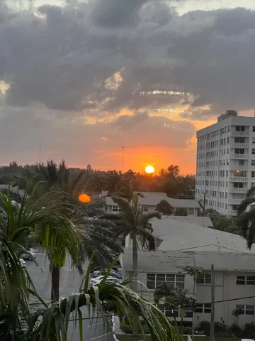 Sunset from Balcony