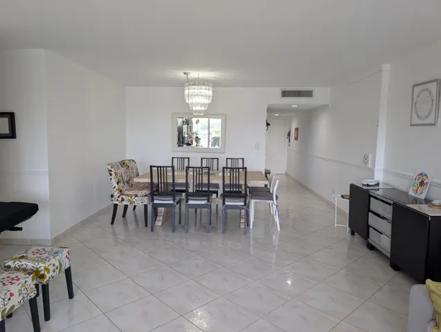 View from living room to Entrance/Exit hallway