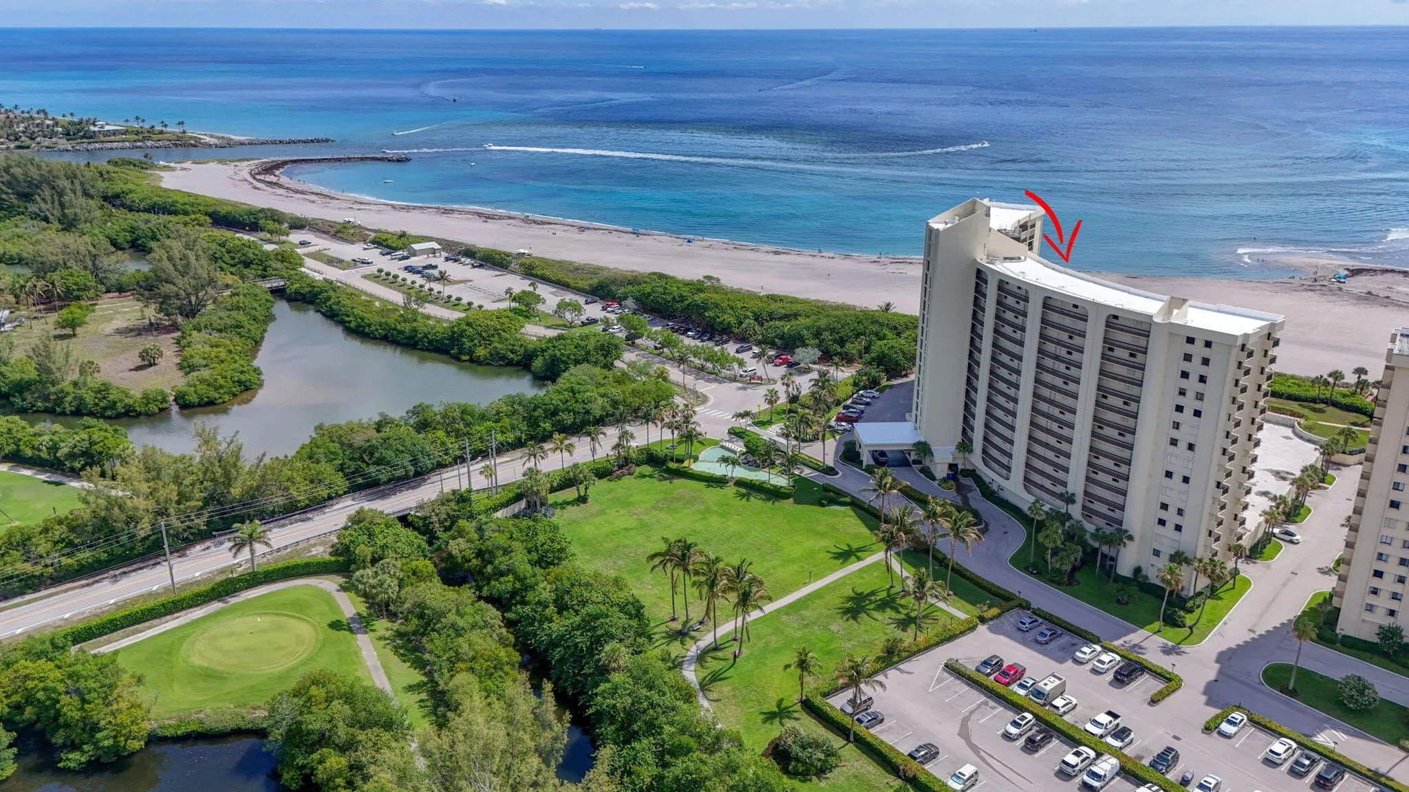 Nearby Jupiter Inlet and Dubois Park