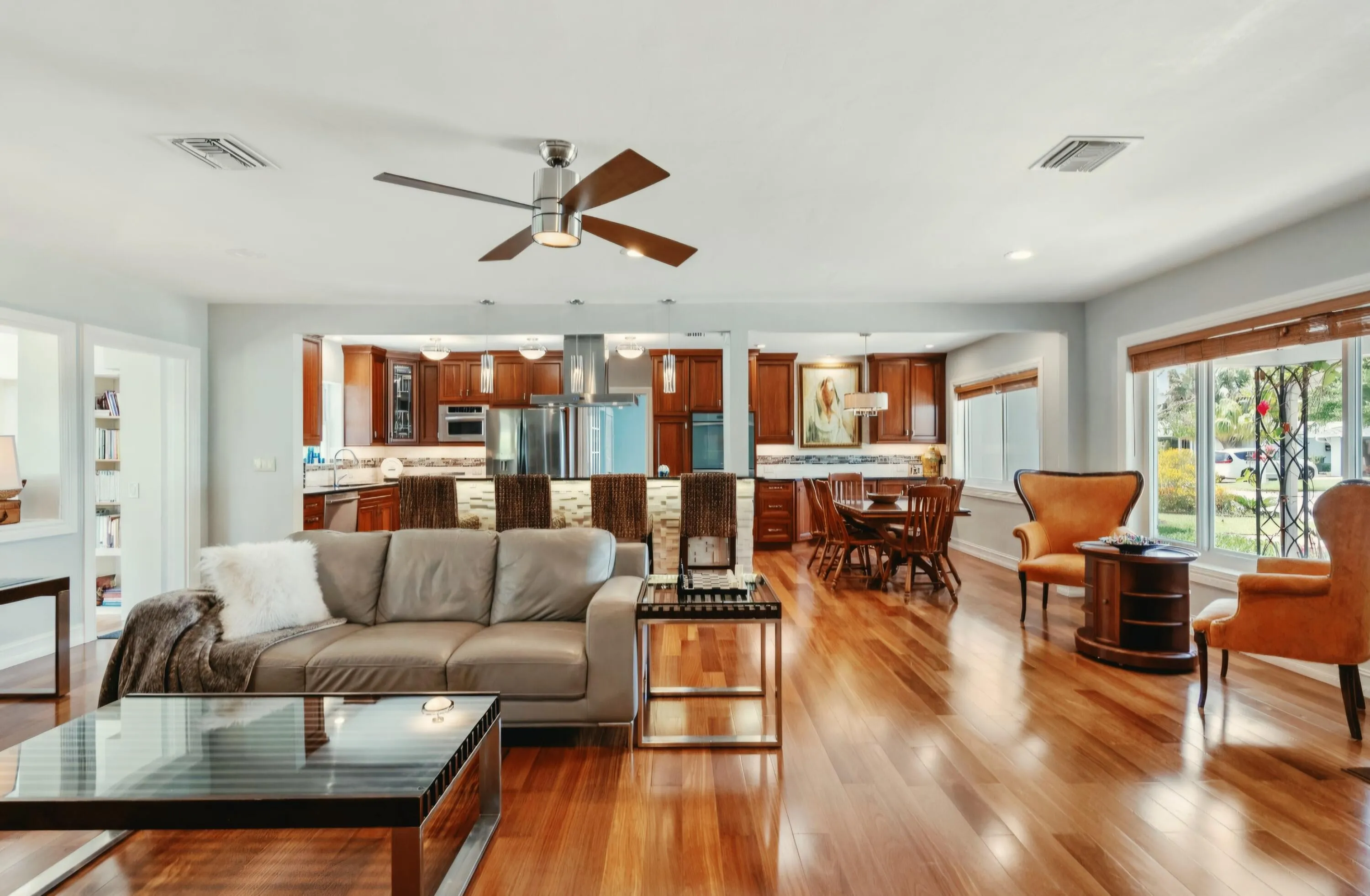 open gourmet chef kitchen