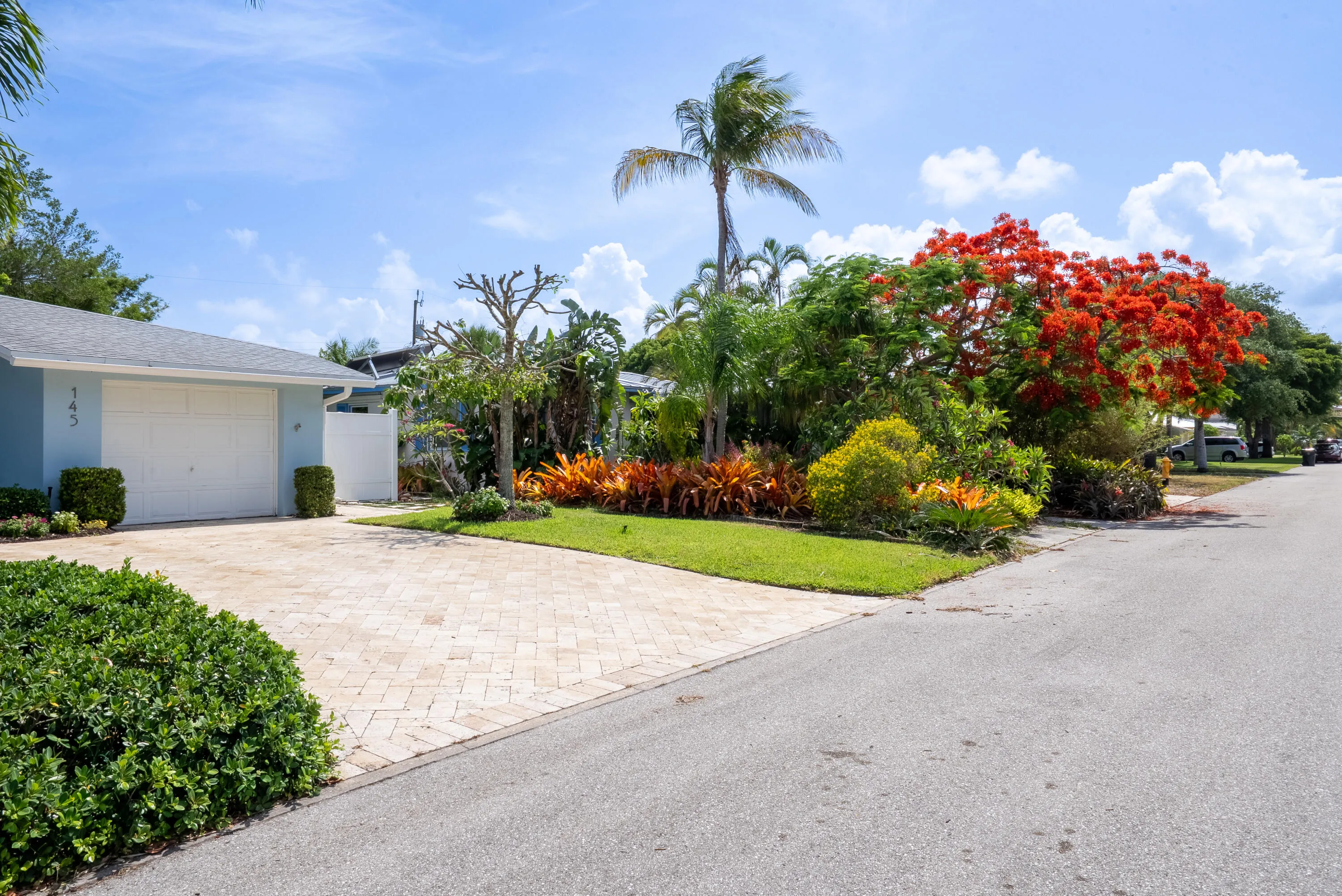 travertine driveway