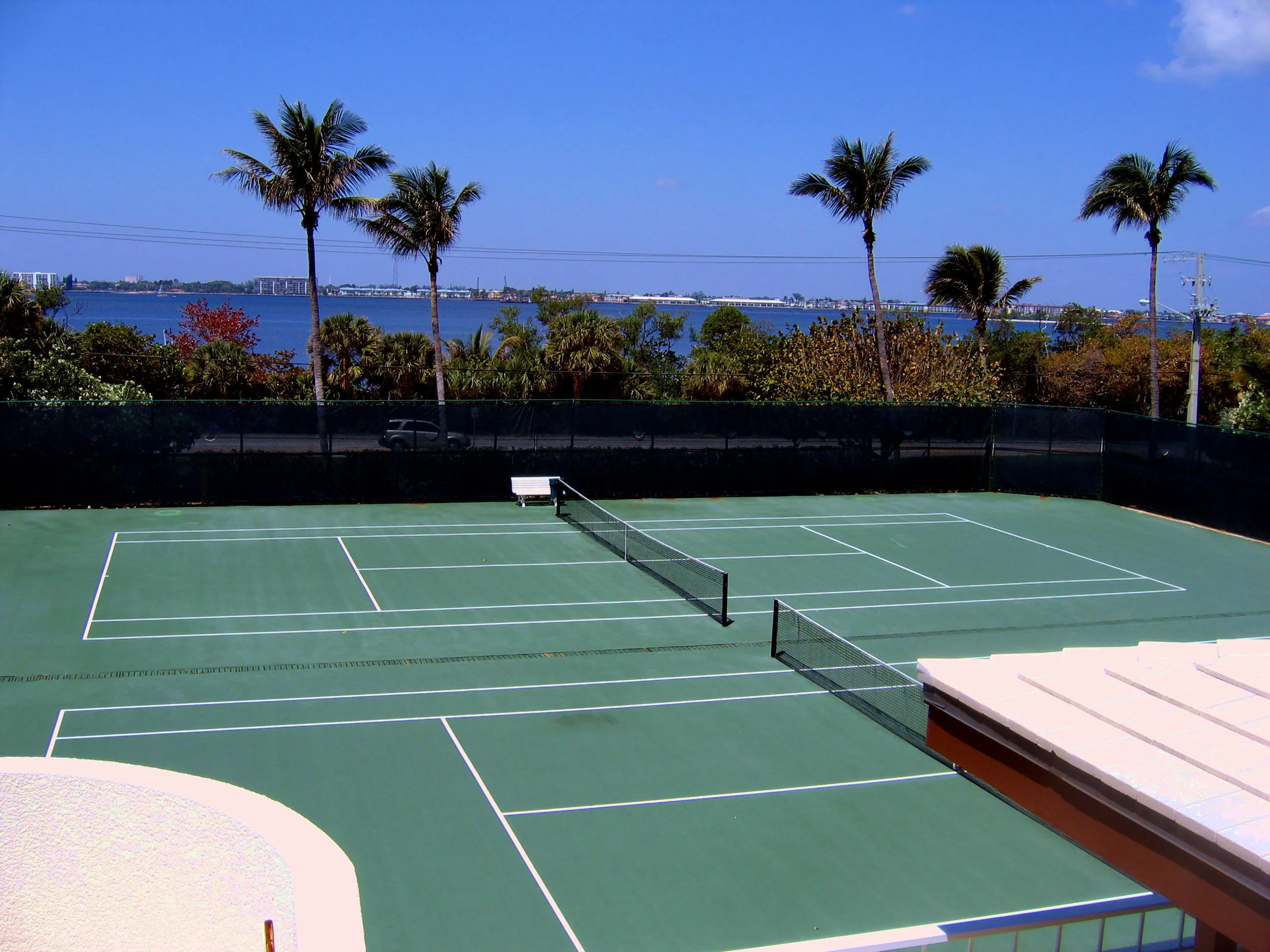 tennis courts