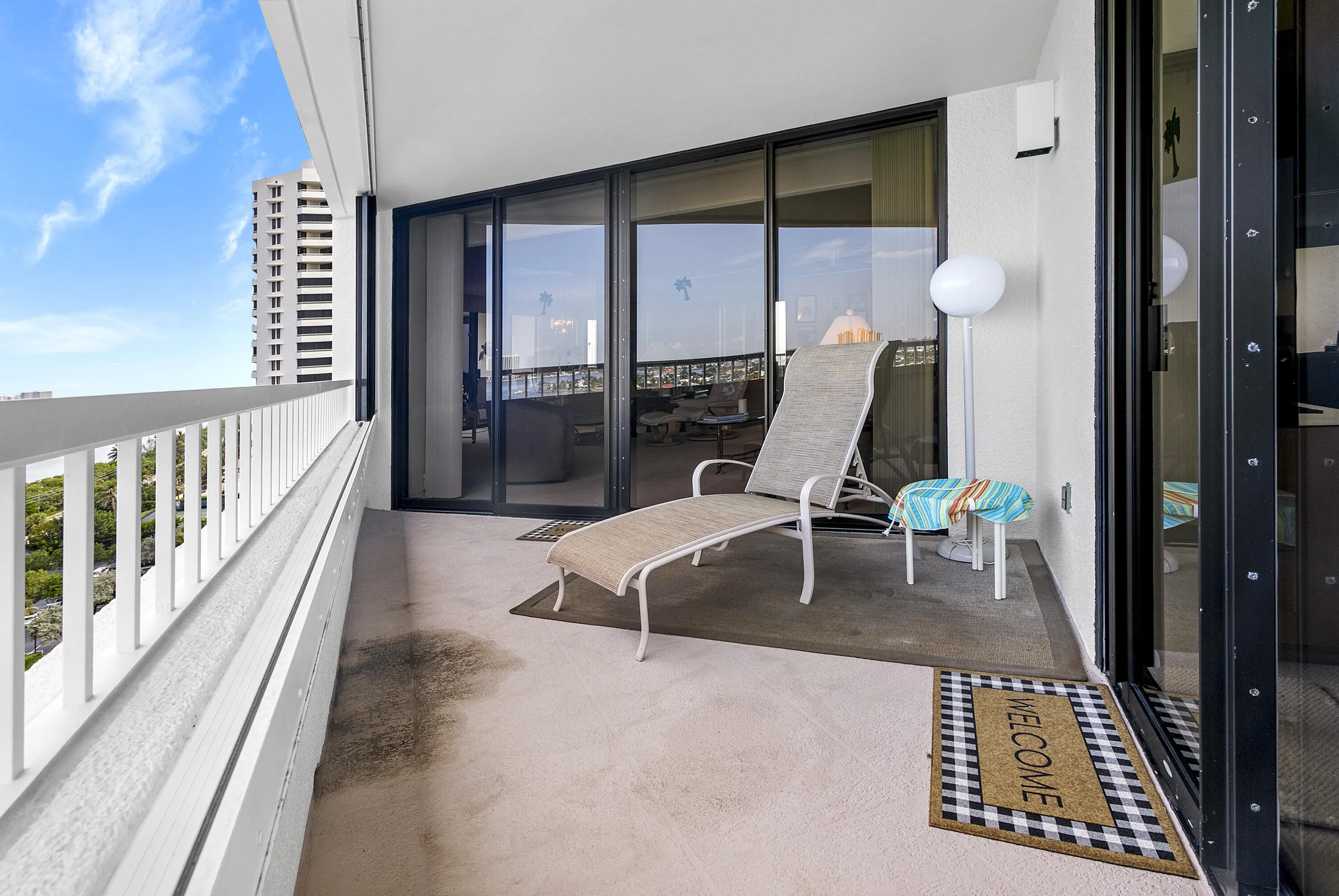 large balconies