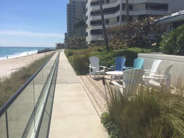 patio by ocean