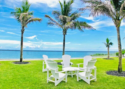 chairs by south pool