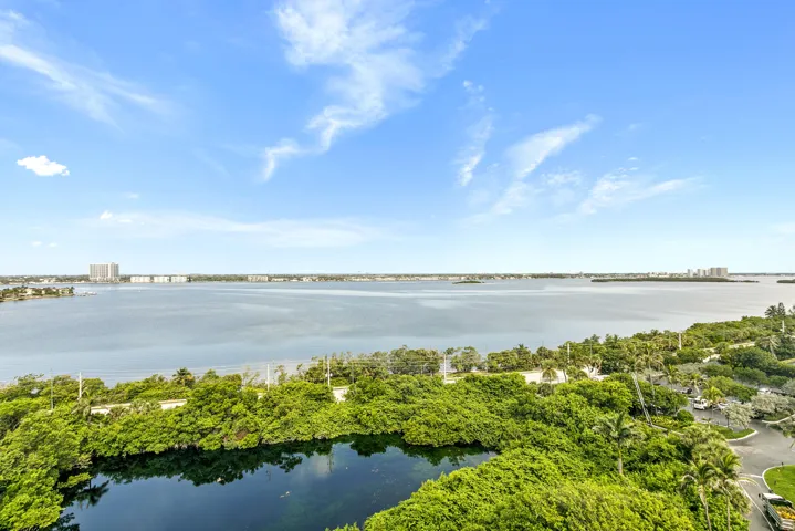 view north of intracoastal and pond