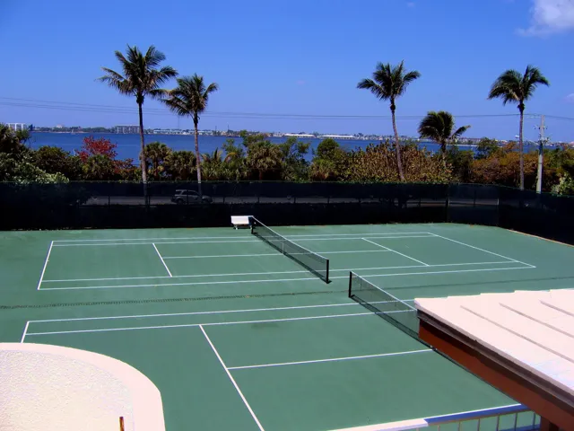tennis courts