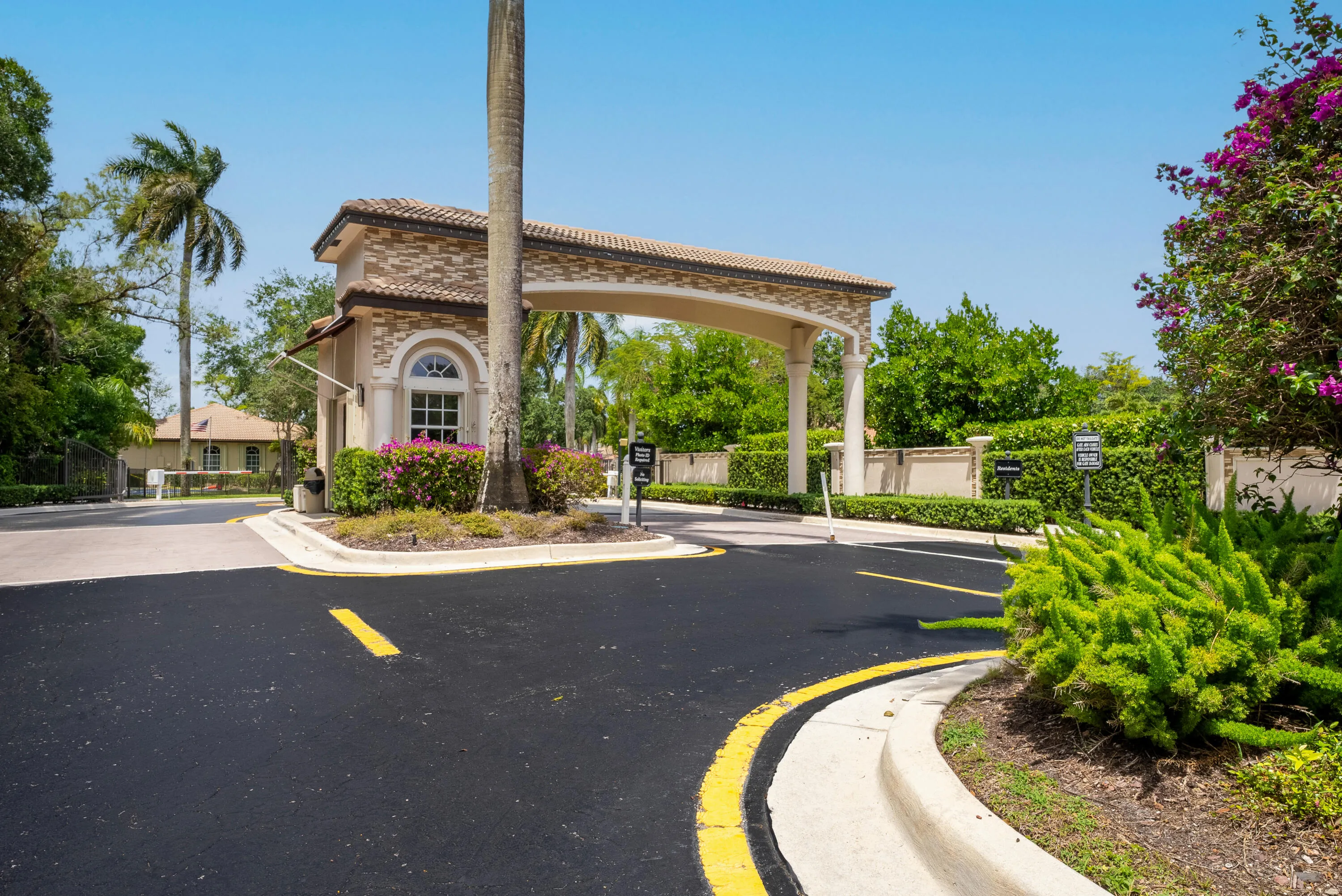 neighborhood entrance