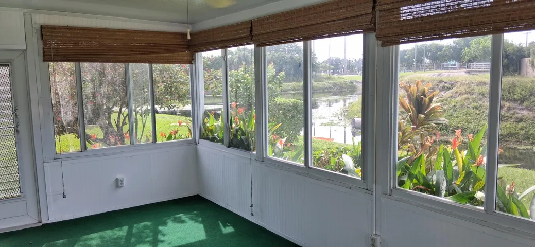 Glassed in Patio