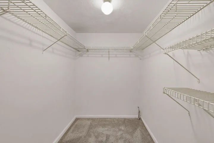 Master walk-in closet