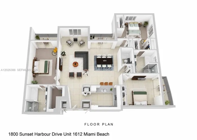 True 3 bed 3 Bath - all en-suite