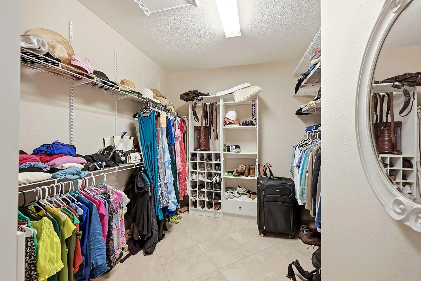 Spacious Primary Closet