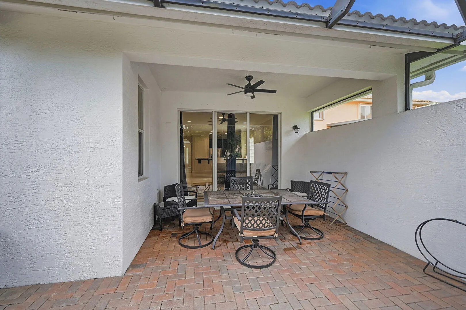 Large enclosed patio