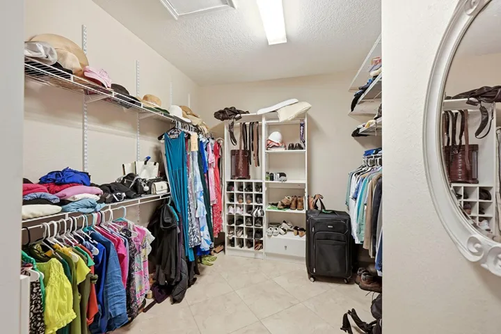 Spacious Primary Closet