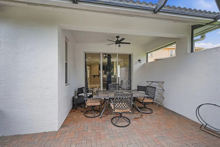 Large enclosed patio