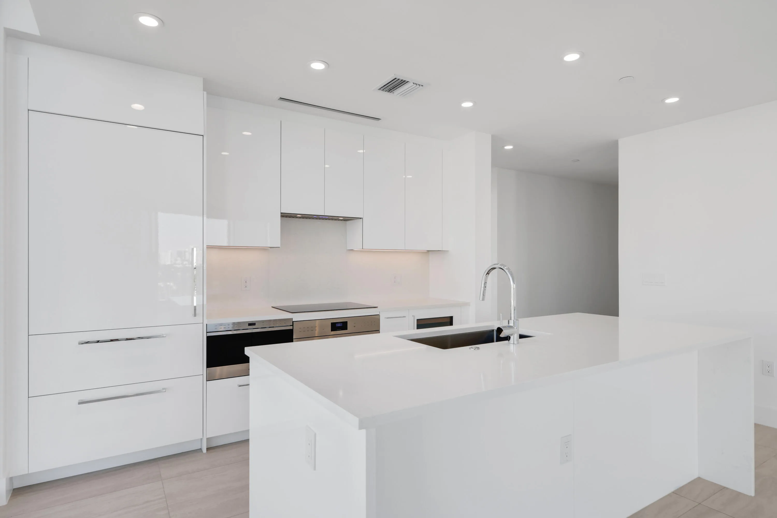 White on White Kitchen
