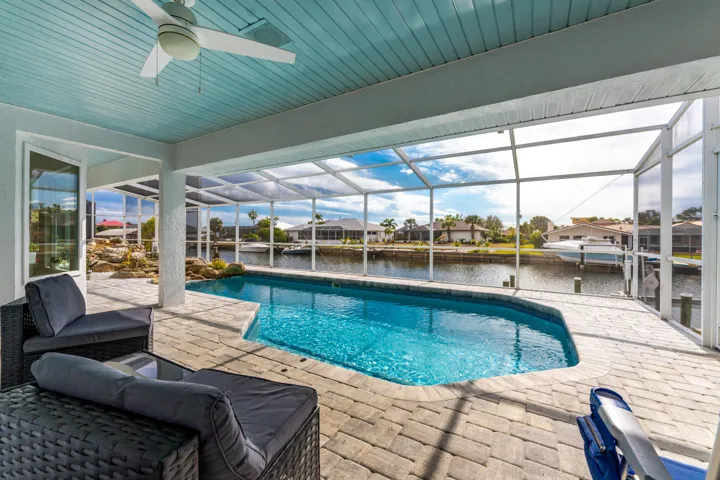 Covered Pool Area