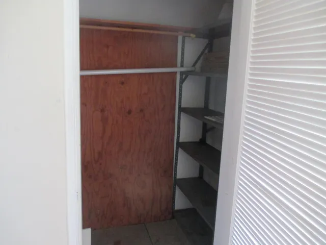 Patio Storage closet