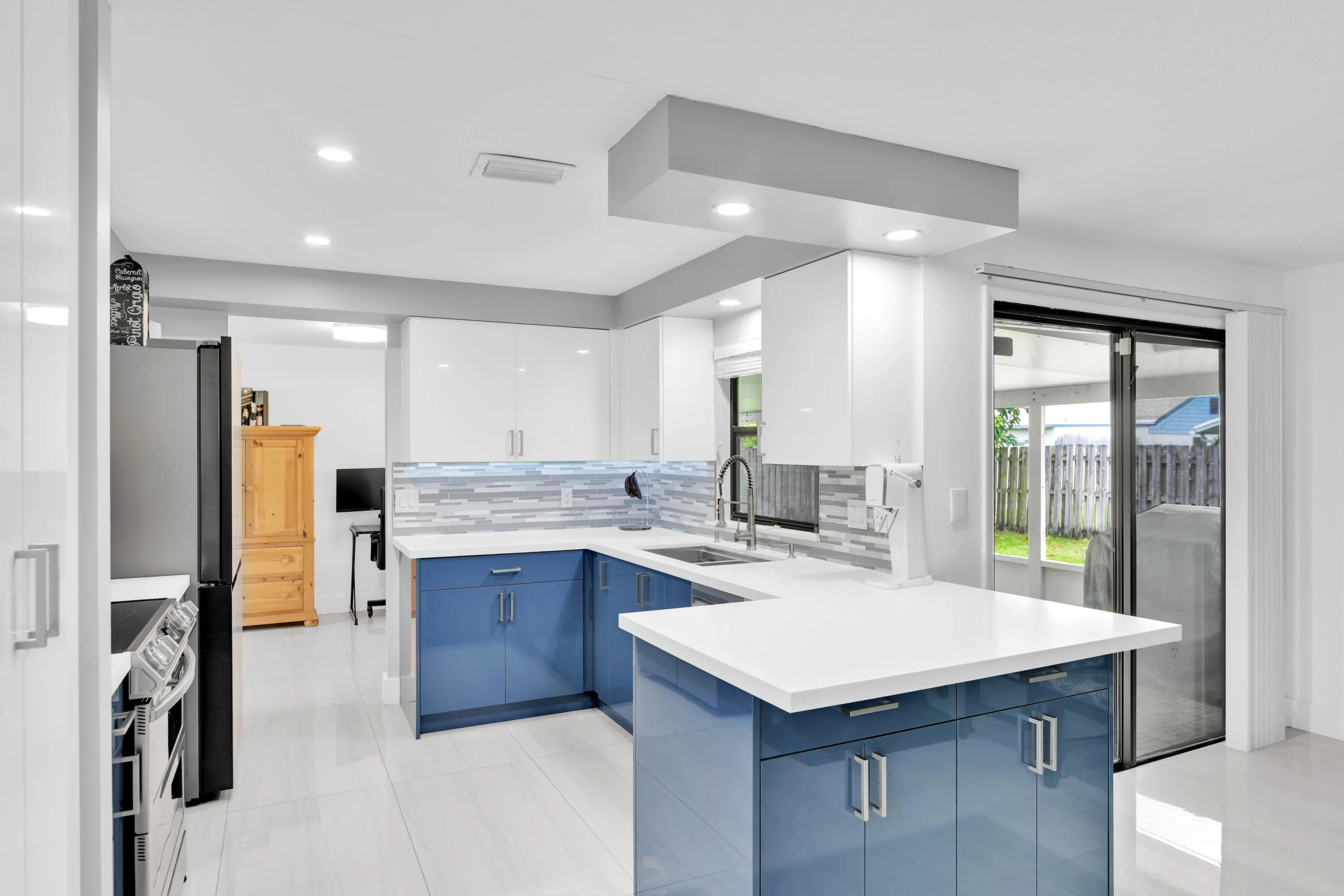 GOOD COUNTER SPACE & PLENTY OF LIGHT HAS BEEN ADDED