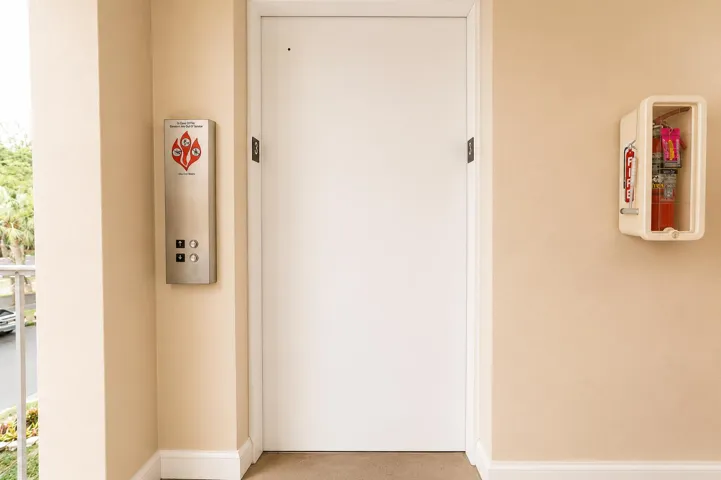 Outside Elevator