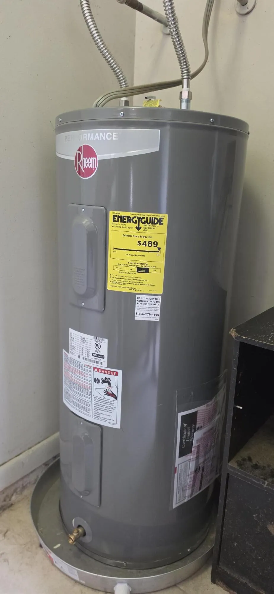 New water heater