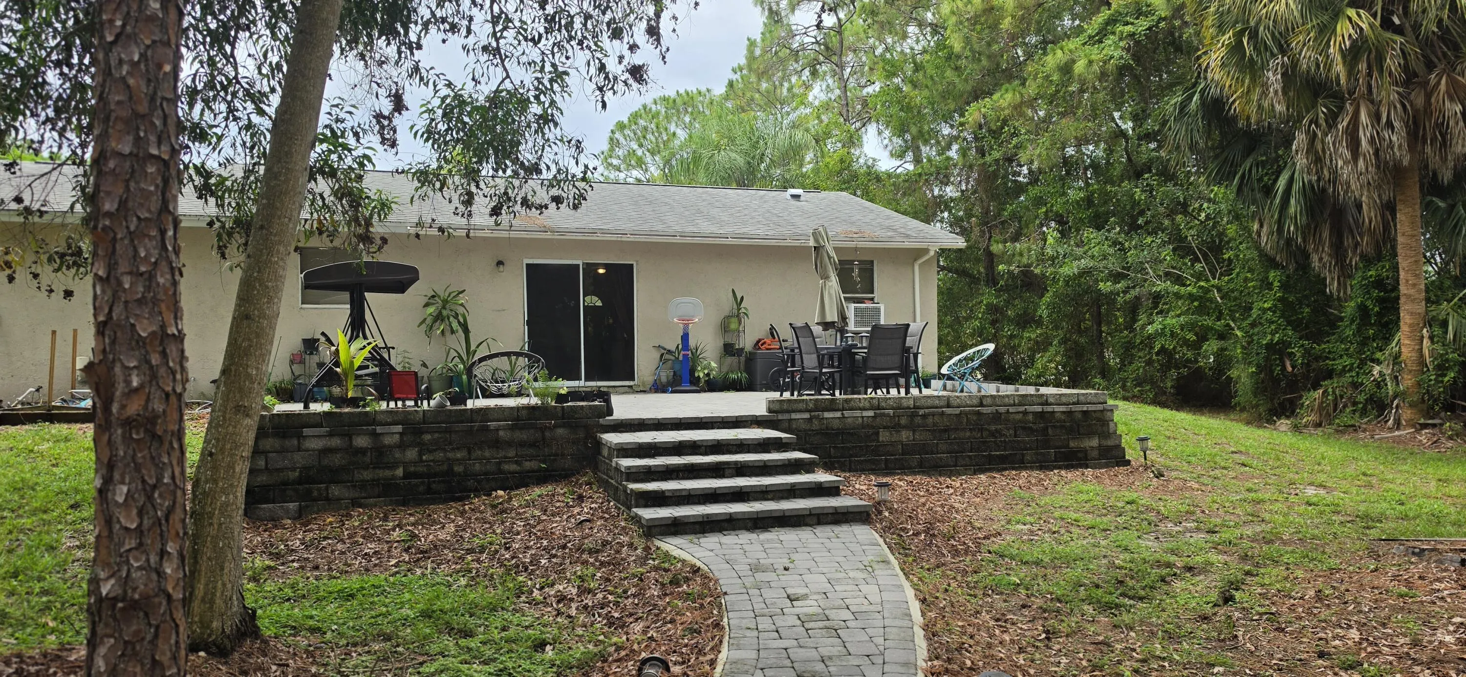 Paver patio