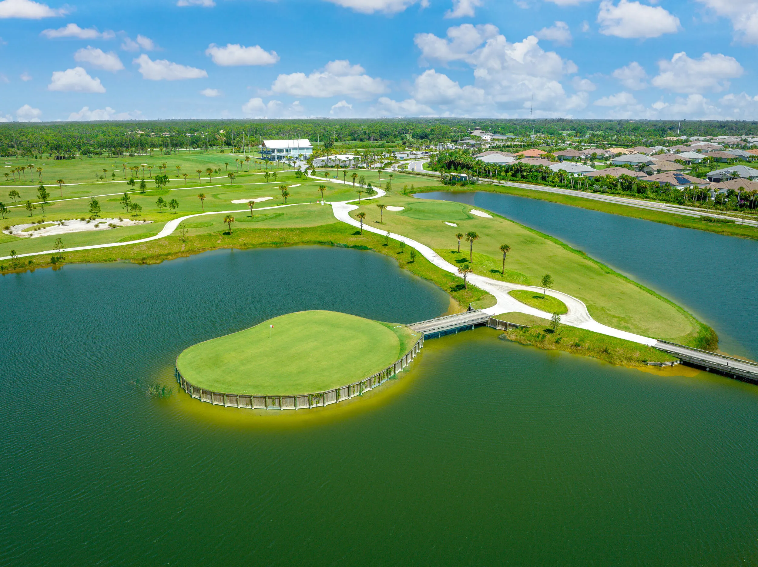 Gold Course - Aerial
