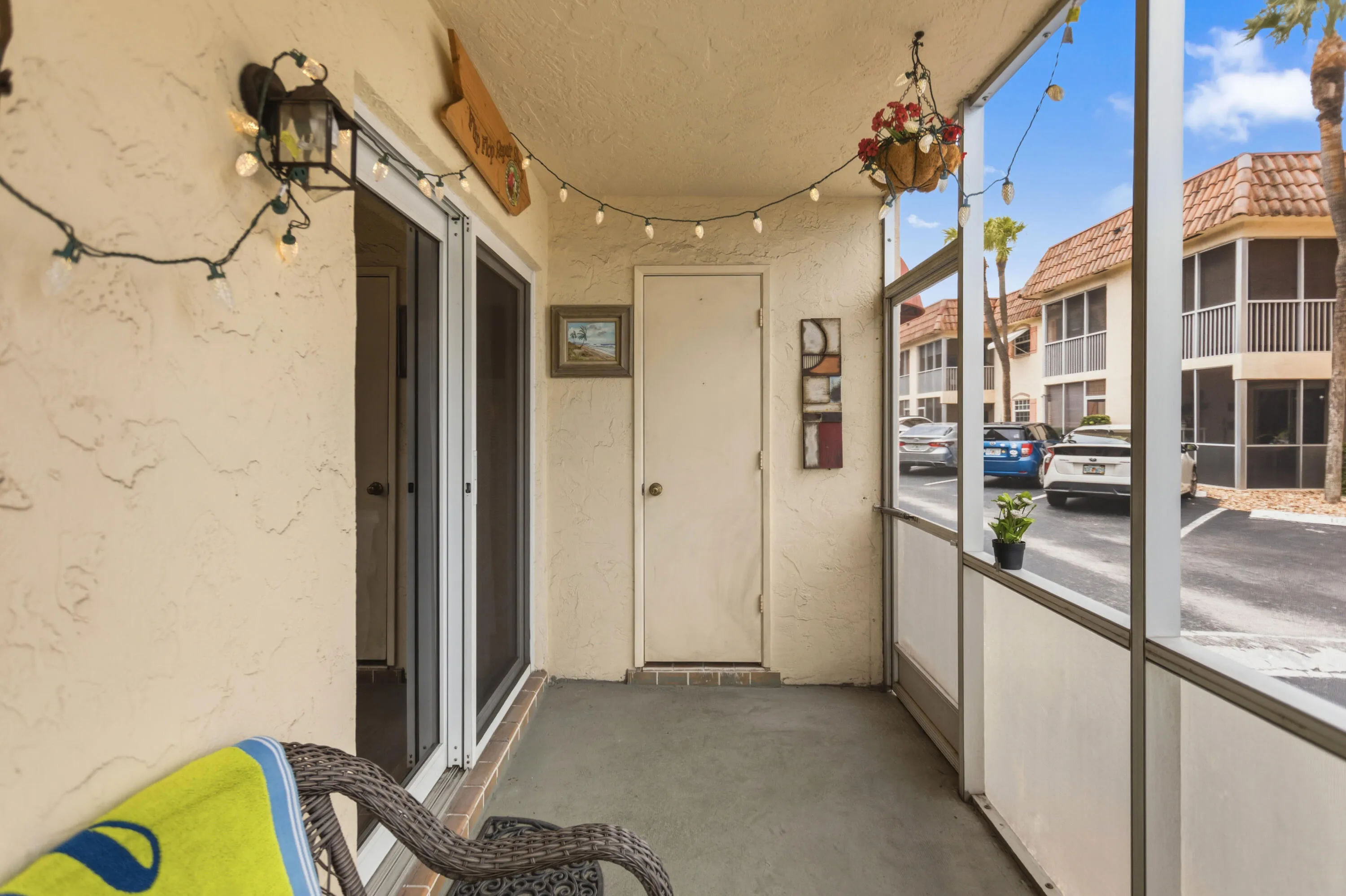 Screened patio