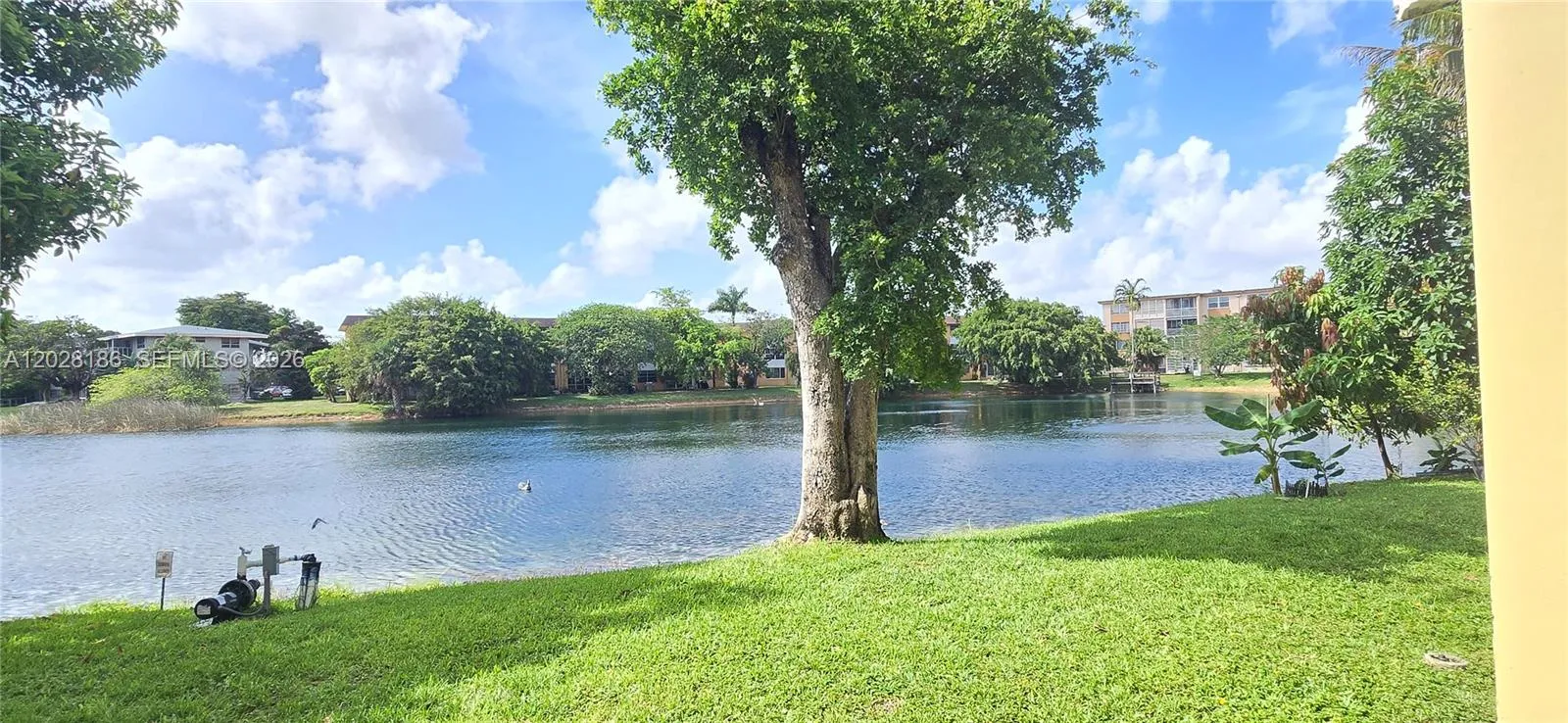 Lake view from balcony
