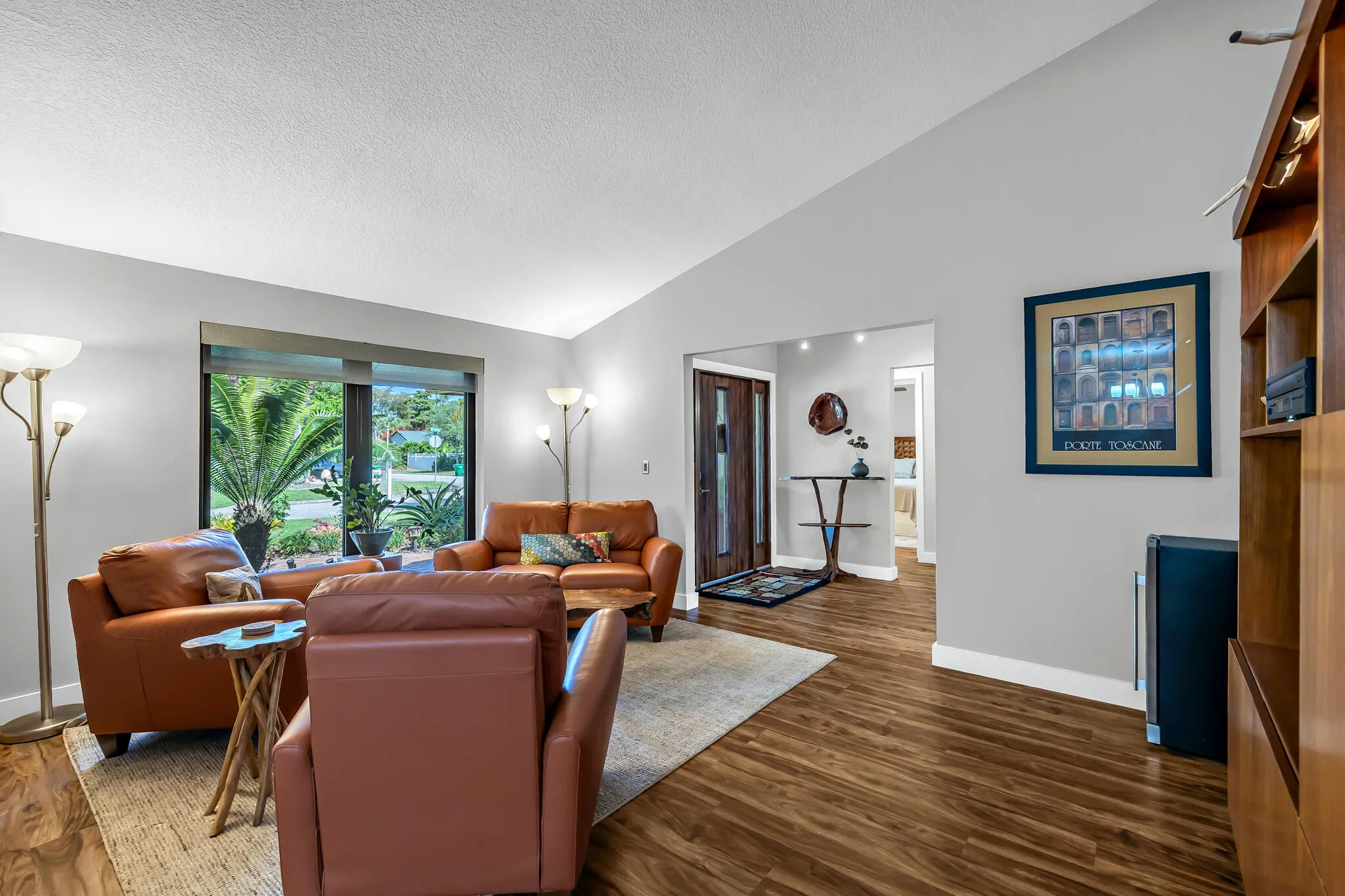 View from Dining Room to the Entryway