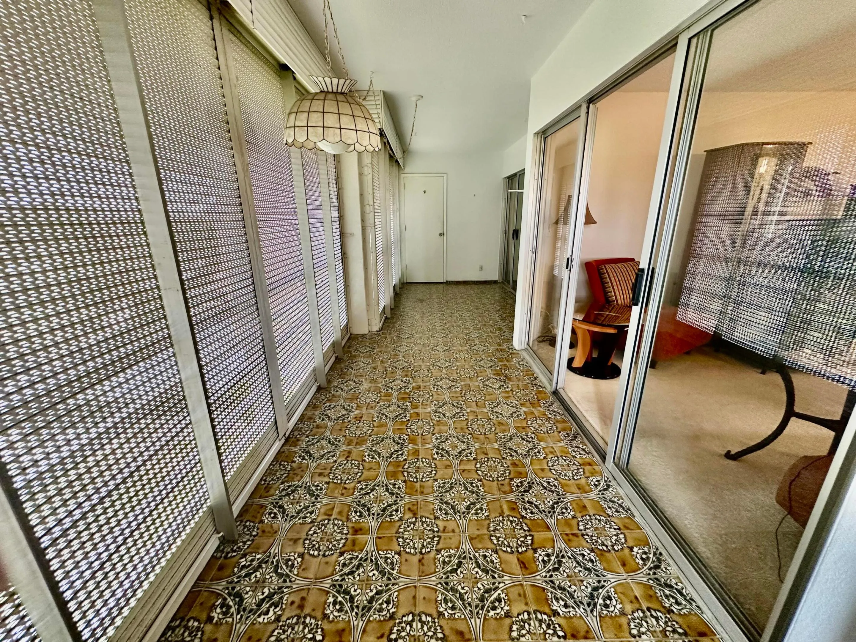 Screened-in and Storm Shutters Balcony