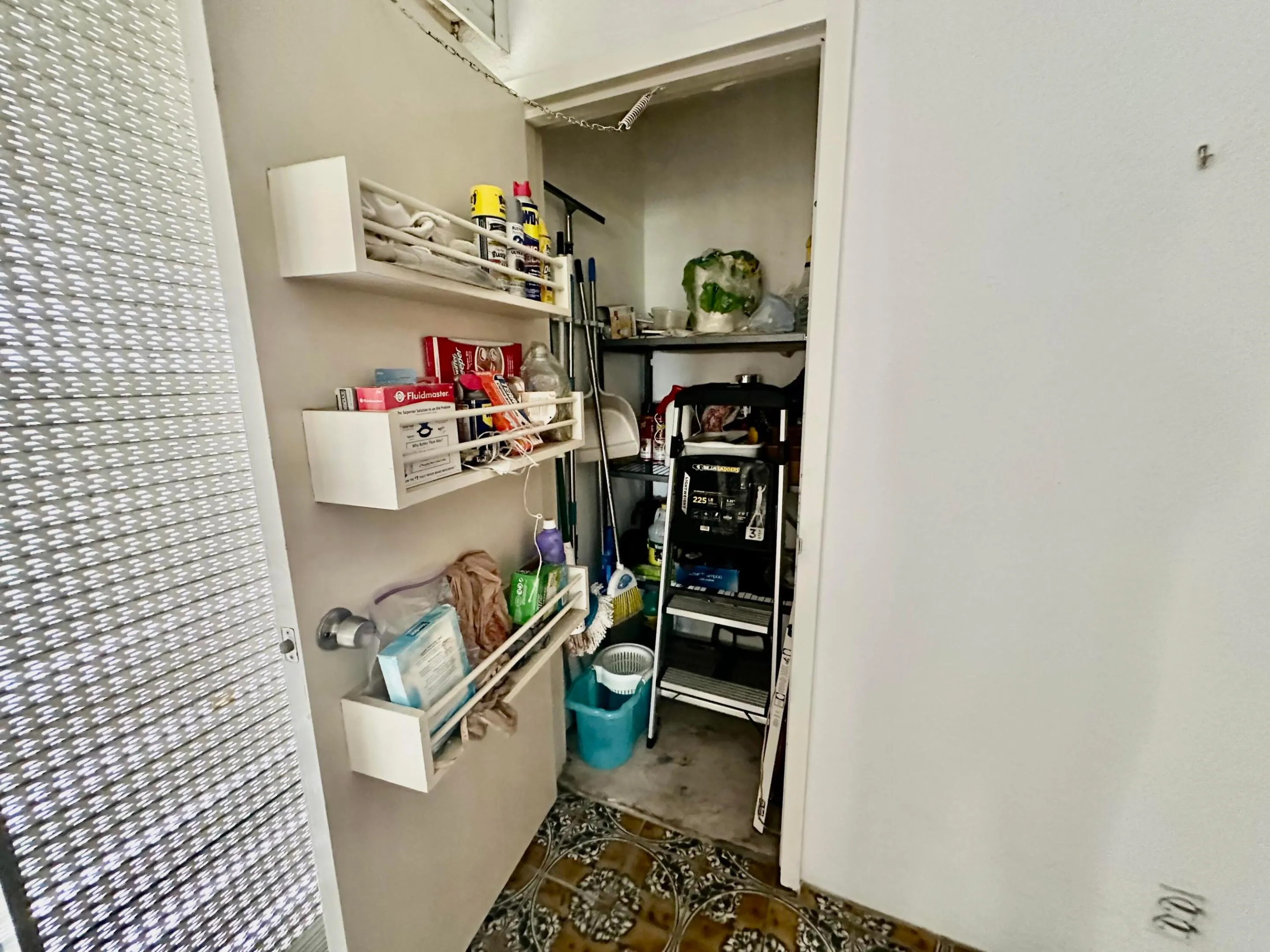 Storage closet on Balcony