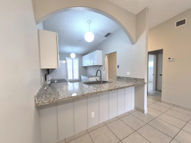 Dining room kitchen view