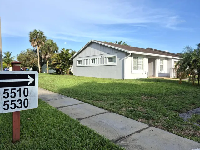 Sign view from street corner
