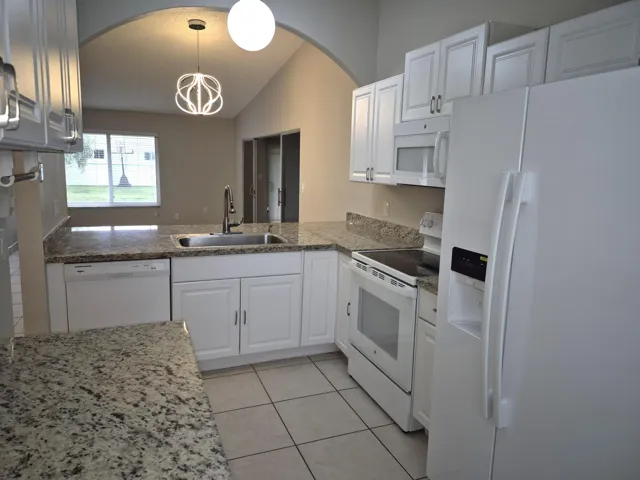 Kitchen to living room view